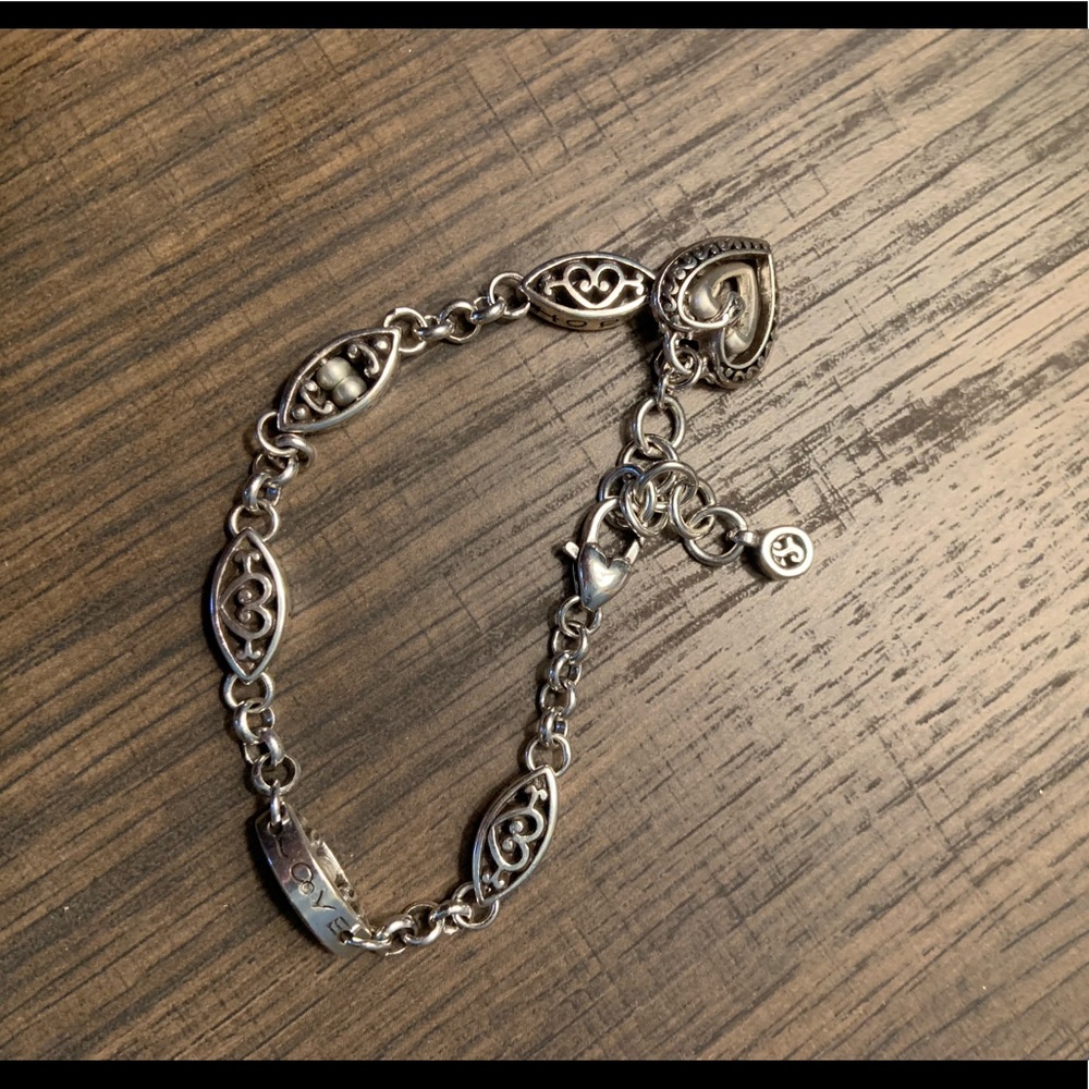 Brighton Love and Hope Silver Bracelet